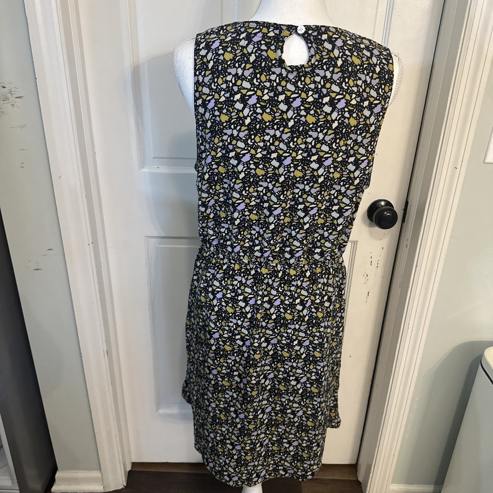 Kavu Simone Rock Garden Geo Print Sleeveless Mini Dress Size Large Pockets‎ - Picture 4 of 12